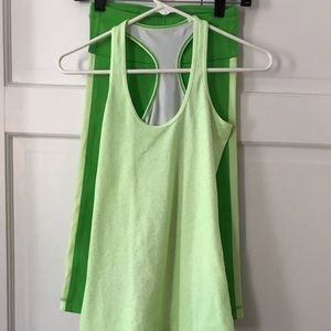 Lululemon marathon crop pants and tank